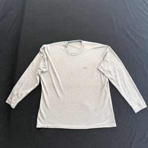 Patagonia Base Layer Crewneck Gray Men's Large Capilene Thermal Midweight 44421